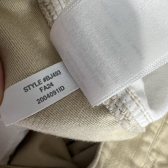 J. Crew Pants 100% Cotton Camp Pants Khaki‎ Crop Straight BJ493 Women’s Size 18 - Picture 10 of 10